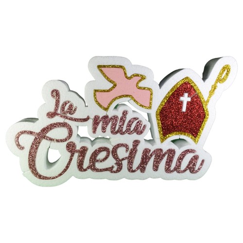 Scritta mia cresima - scritta, cresima”