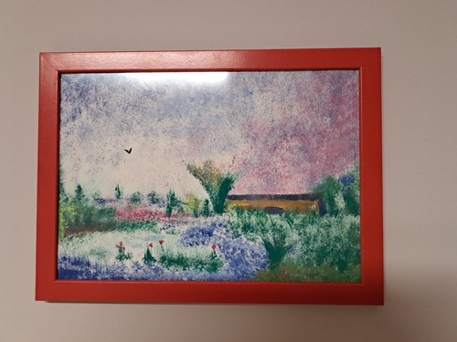 Quadro dipinto mano con - mano,